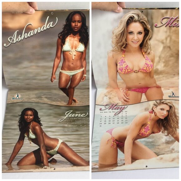 NEW Miami Dolphins Cheerleaders Discovery Cove 2008 2009 Sixteen Month Calendar - Picture 13 of 16